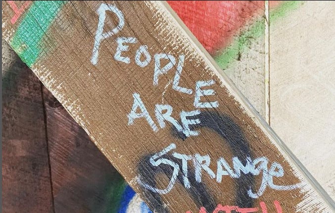 Graffiti: People are strange