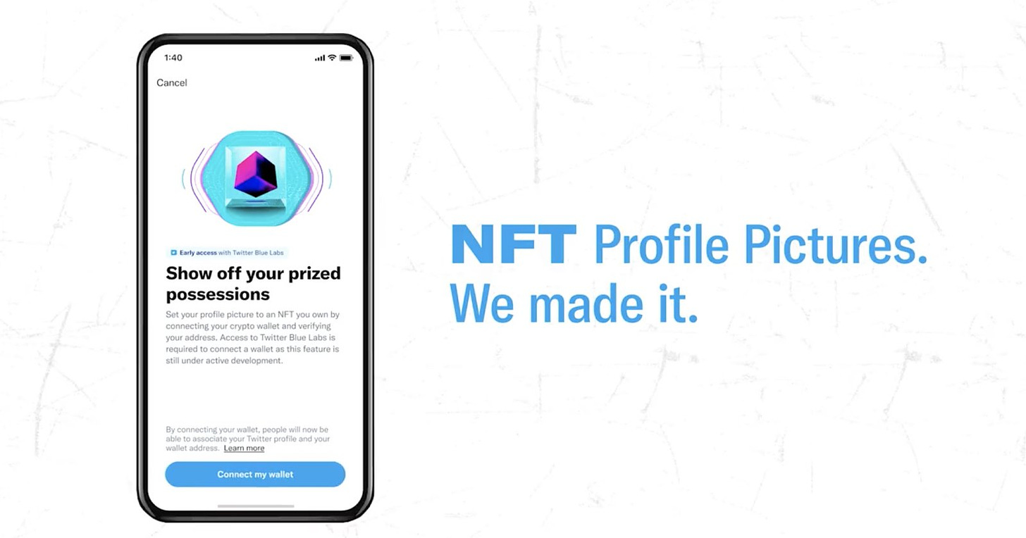 Twitter Launches NFT Profile Pictures for Twitter Blue Subscribers |  PetaPixel
