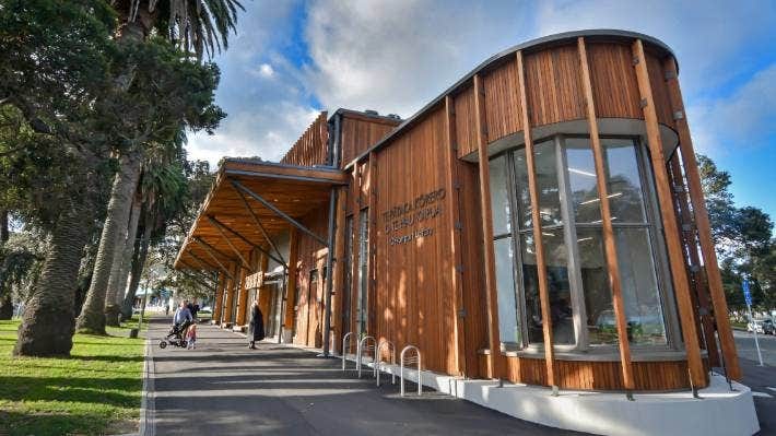 Devonport has the best library in the world, says David Slack.