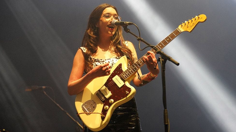 Zuzu at Sefton Park gig in Liverpool