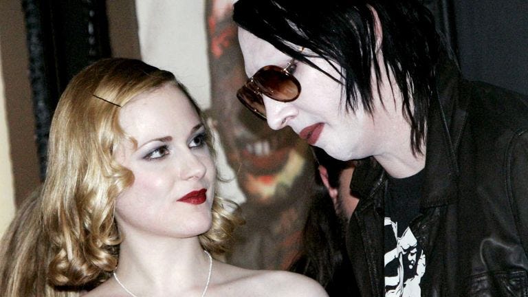 Evan Rachel Wood y su familia se encuentran presuntamente amenazada por Marilyn  Manson y sus seguidores | Ruta Rock