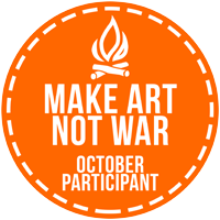 Make Art Not War October Challenge Badge