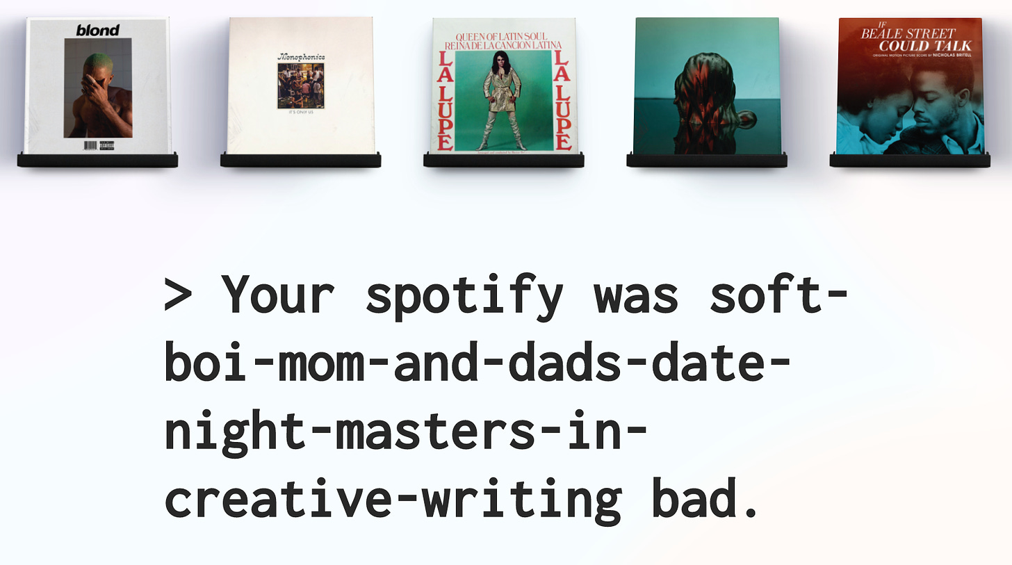How bad is your spotify? result