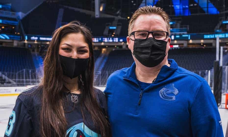 NHL fan saves life of Canucks staffer after spotting cancerous mole at game  | NHL | The Guardian