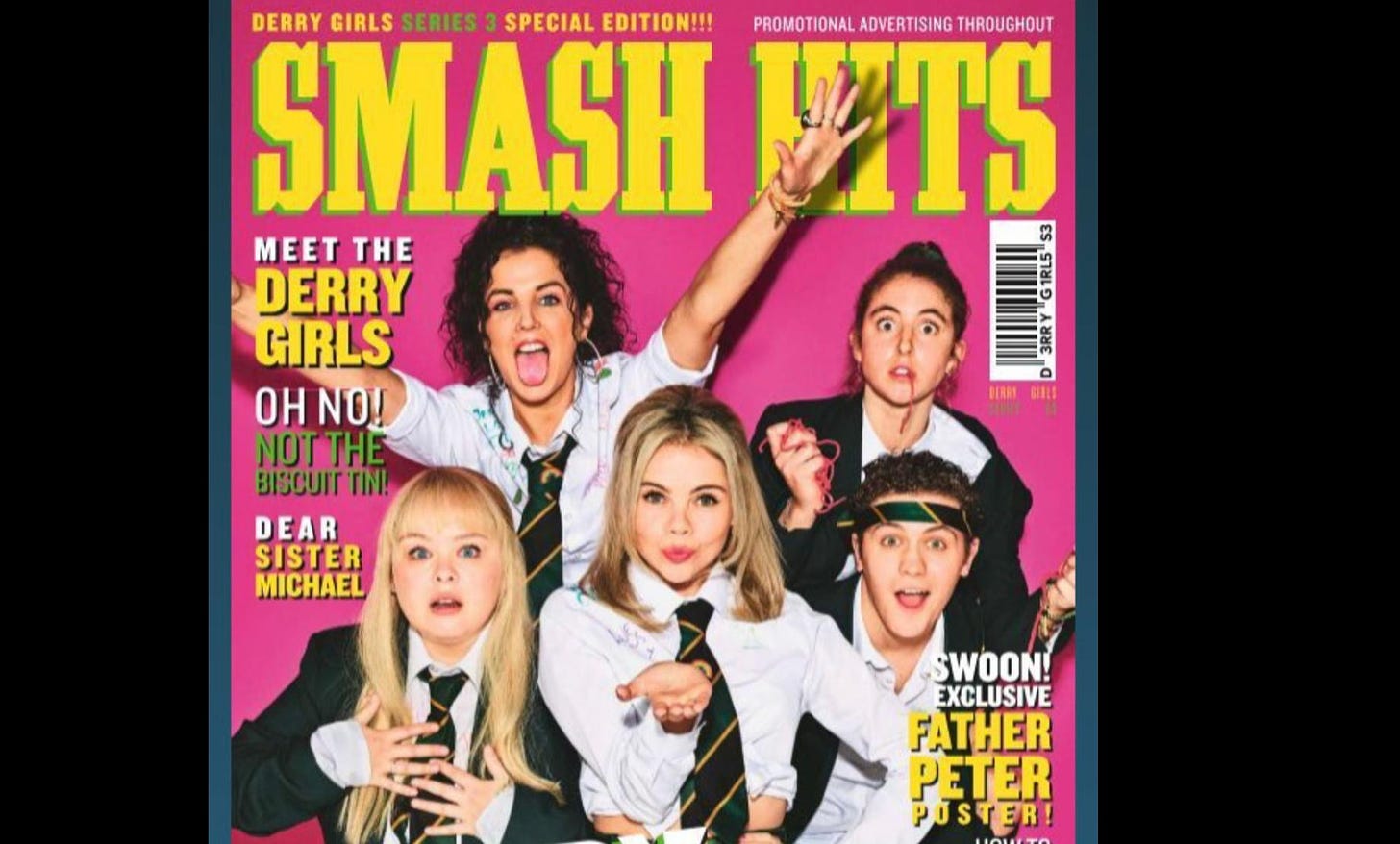 Iconic magazine Smash Hits makes one-off comeback in nostalgic tribute to  launch of Derry Girls Season 3 - Derry Now