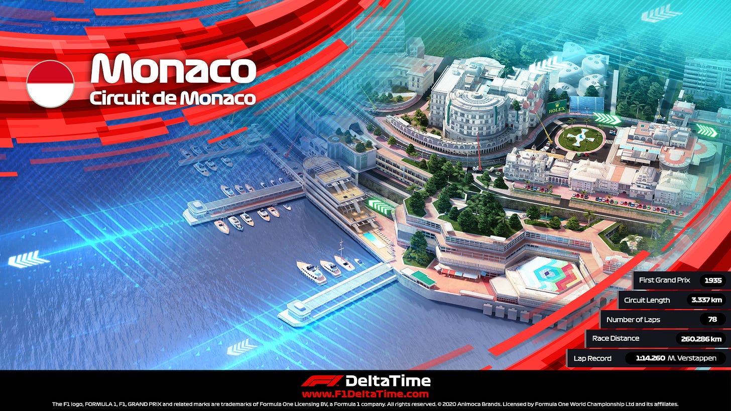 F1 Delta Time's Circuit de Monaco NFT auctioned for ~US$223,000