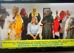 May be an image of 6 people, people standing and headscarf