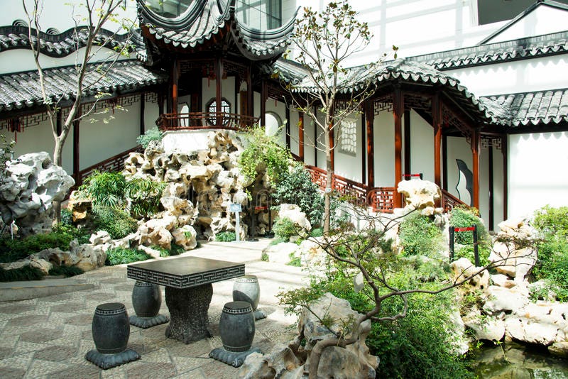 Asia Chinese, Beijing, China Garden Museum, Indoor Courtyard, Suzhou  Jiangnan Editorial Photo - Image of chinese, hall: 53789221