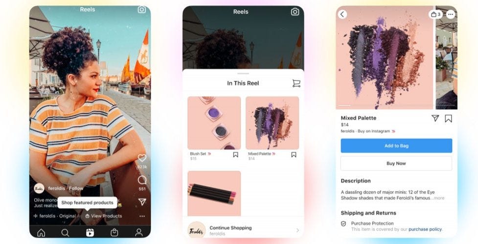 Instagram Launched Shopping in Reels - CedCommerce Blog
