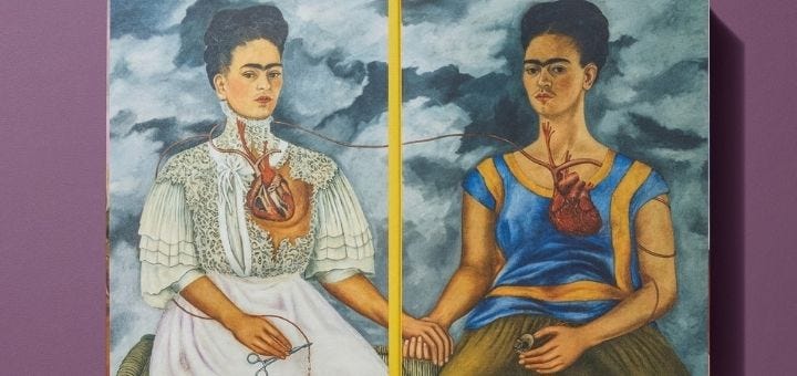 Two Frida Kahlo self-portraits