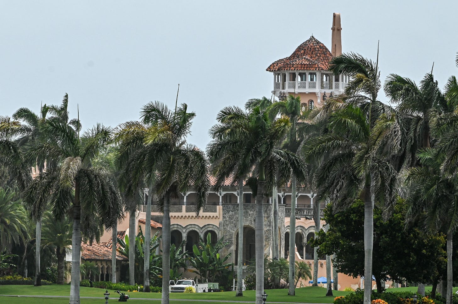 The residence of former US President Donald Trump at Mar-A-Lago in Palm Beach, Florida, on August 9, 2022. (Photo by Giorgio Viera / AFP via Getty Images)