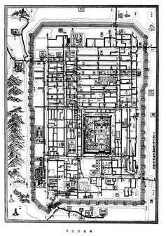 Old map of 13th-centiry Suzhou, then called Pinjiang.