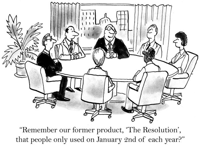 Our Best New Year's Resolution Cartoons | Reader's Digest