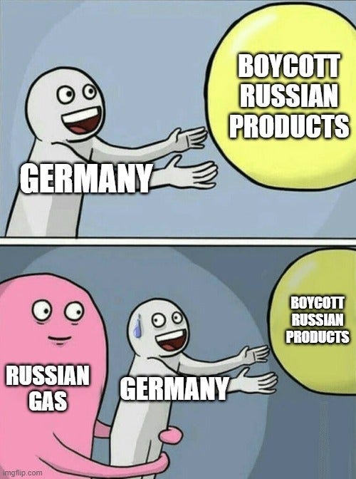 Germany is completely dependent on russian gas : r/memes