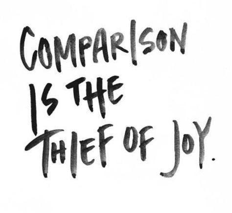 Comparison is the thief of Joy. — Refuge CrossFit