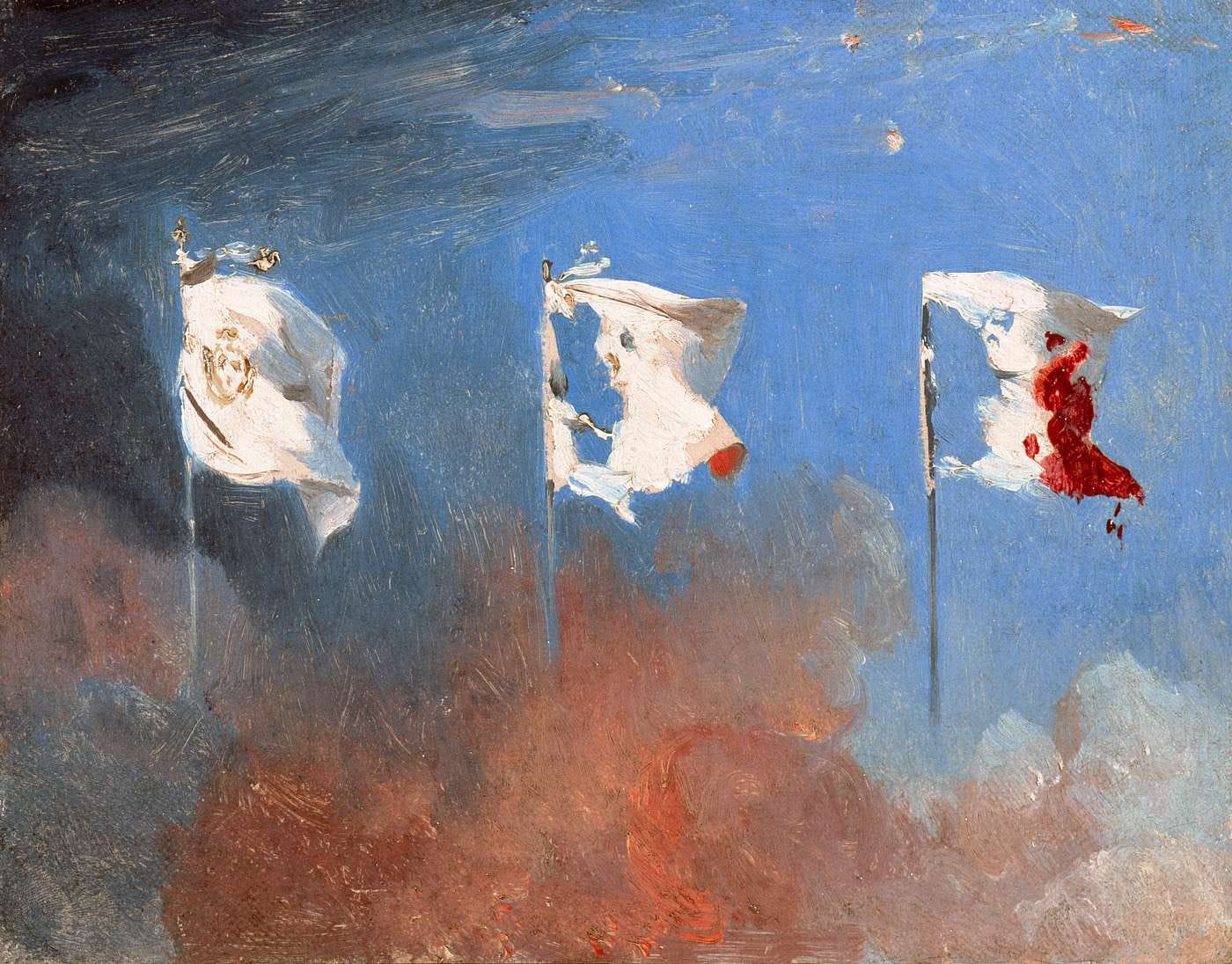 Scène de juillet 1830 by Léon Cogniet