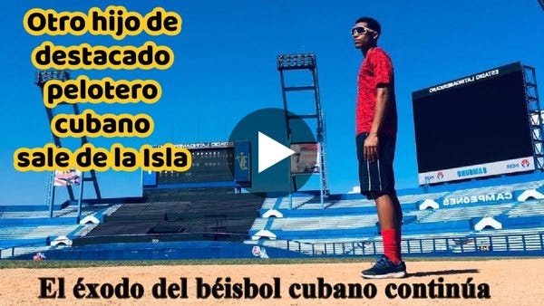 Fuentes: Otro hijo de pelotero cubano sale de la Isla buscando firmar con una organización de MLB