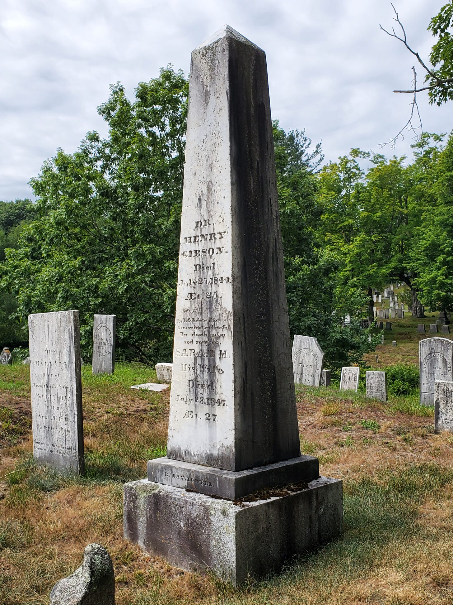 Doctor Henry Gibson gravestone
