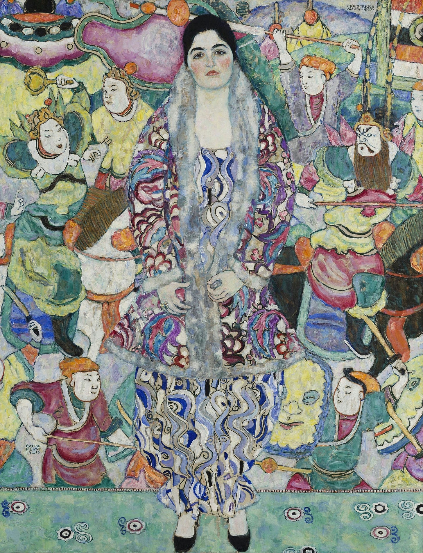 Portrait of Friederike Maria Beer (1916) by Gustav Klimt
