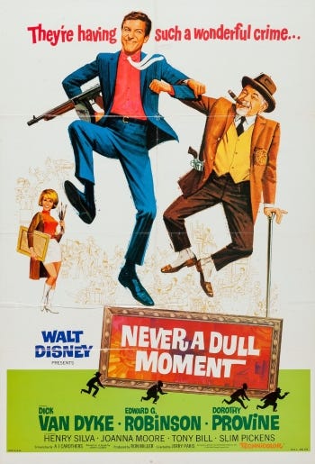 Theatrical release poster for Never A Dull Moment