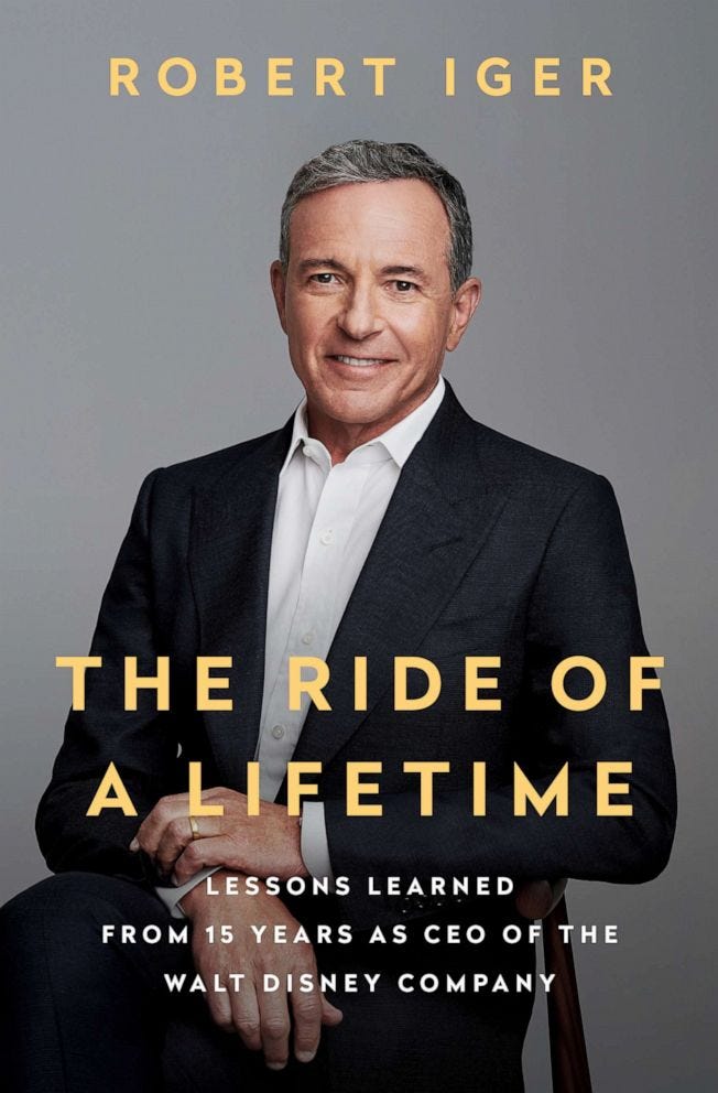 Book excerpt: Bob Iger's 'The Ride of a Lifetime: Lessons Learned from 15  Years as CEO of the Walt Disney Company' - ABC News