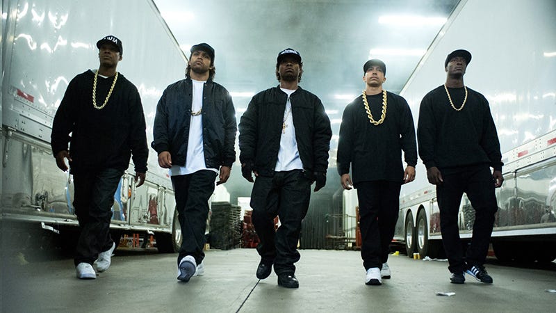 The rise and fall of gangsta rap pioneers N.W.A. is chronicled in "Straight Outta Compton," a 2015 Universal Pictures release directed by F. Gary Gray.