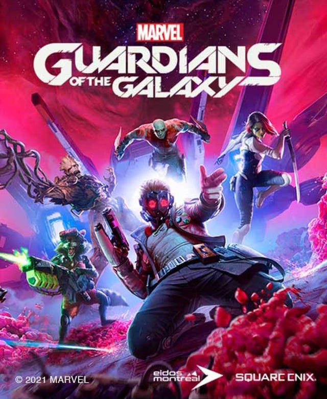  Packshot for the standard edition of Marvel's Guardians of the Galaxy