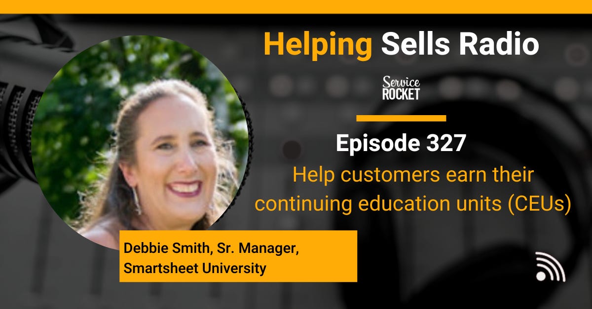 Debbie Smith of Smartsheet University on Helping Sells Radio with Bill Cushard