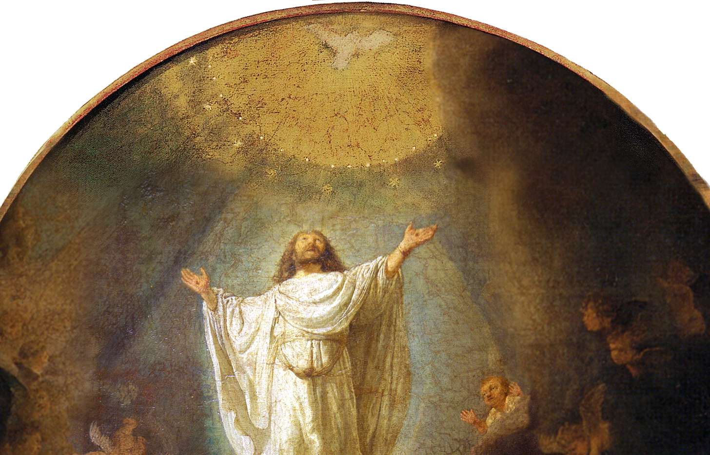 Rembrant's painting "The Ascension of Christ"