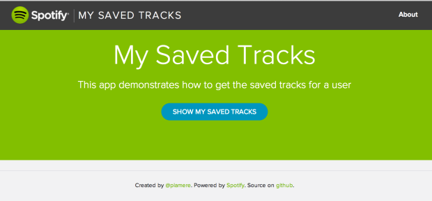 My Saved Tracks