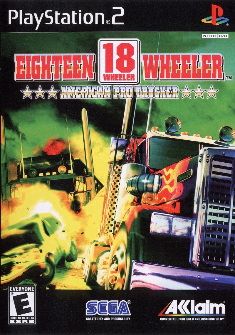 Eighteen Wheeler: American Pro Trucker for PlayStation 2 (2001) MobyRank -  MobyGames