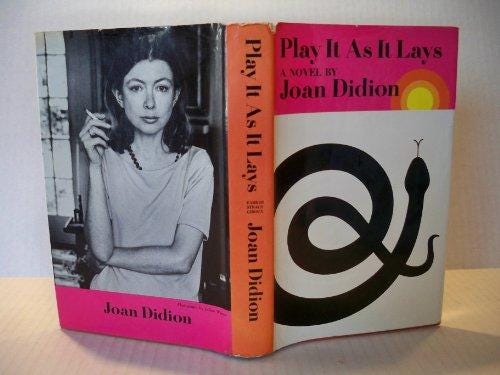 Joan Didion's "Play It as It Lays" cover