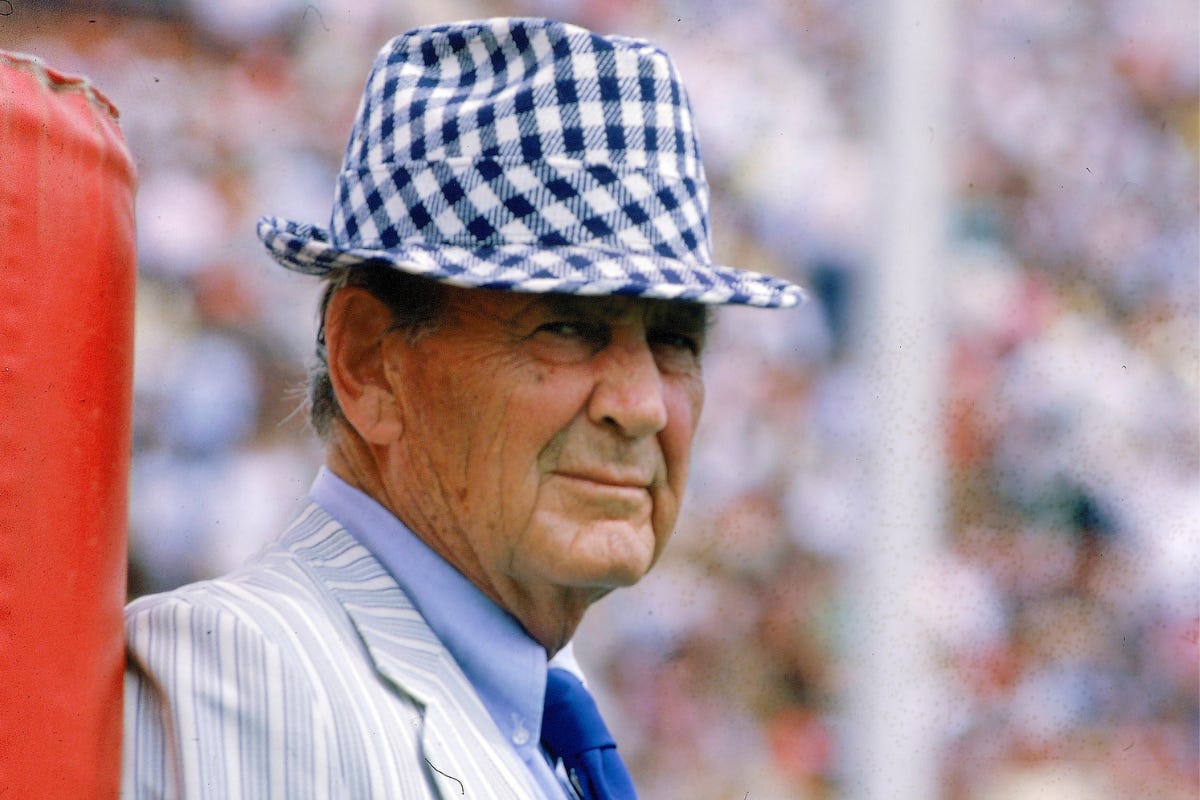 Bear Bryant Nickname: How a $1 Challenge Created the Legend | Fanbuzz