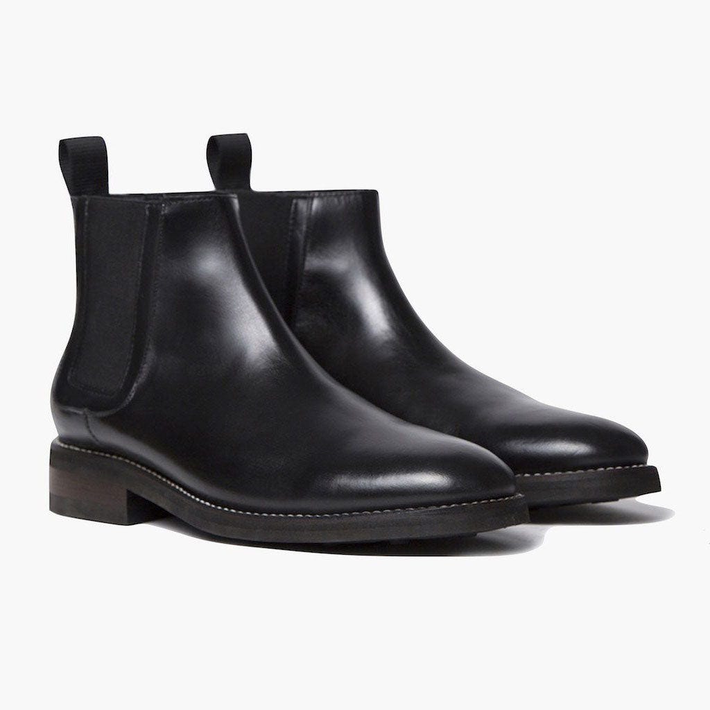 Men's Duke Chelsea Boot In Black Leather - Thursday Boot Company