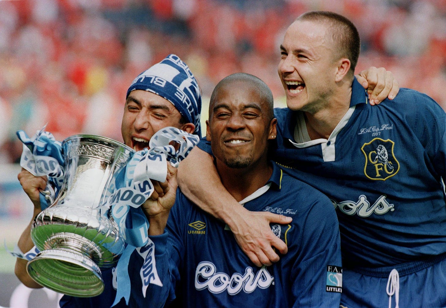 Ex-Chelsea boss Ruud Gullit gave players swig of champagne BEFORE 1997 FA  Cup final vs Middlesbrough, reveals Sinclair