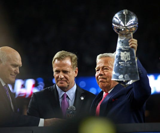 Image result for bob kraft trophy