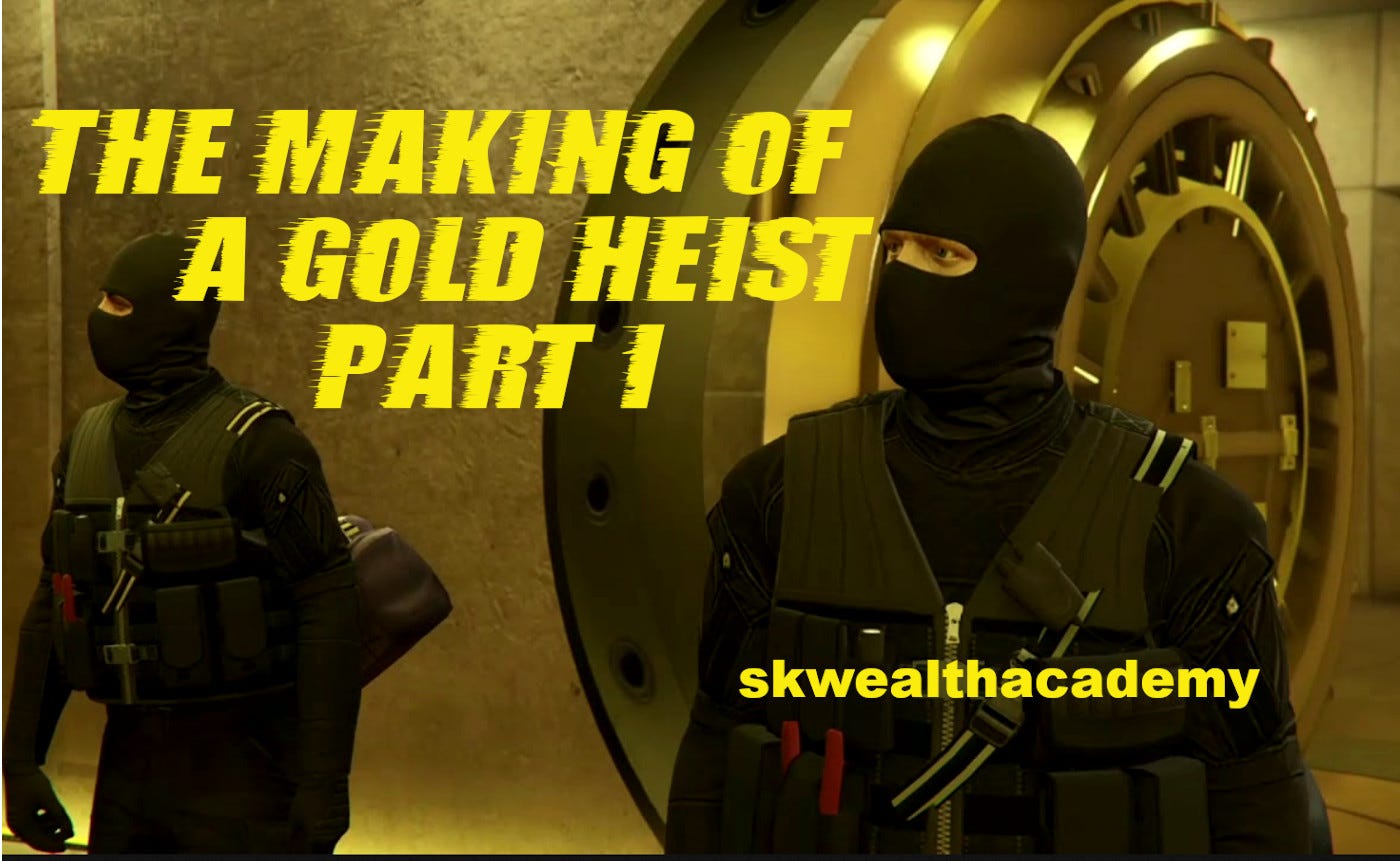 how to pull off a gold heist in the global gold derivative markets