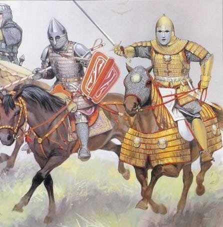 Cataphractarii! (3) – The cataphract cavalry in a period of 2,500 years |  Delving into History ® _ periklis deligiannis