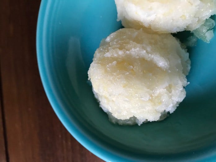homemade sorbet without an ice cream maker