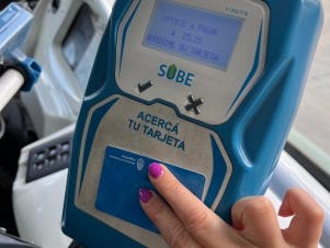 You can use the blue Sube card for all forms of transportation in Buenos Aires