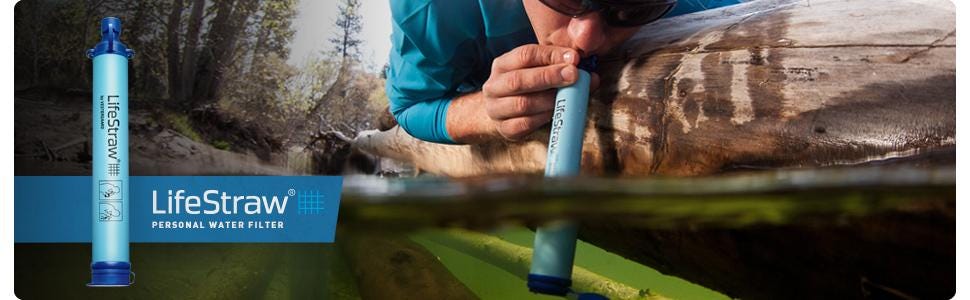 Lifestraw Plastic Personal Portable Water Purifier, 200Ml, Blue (Blue) :  Amazon.in: Industrial & Scientific