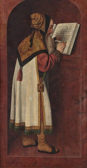 Der Prophet Jesaja (Gemälde von Jan Mostaert)