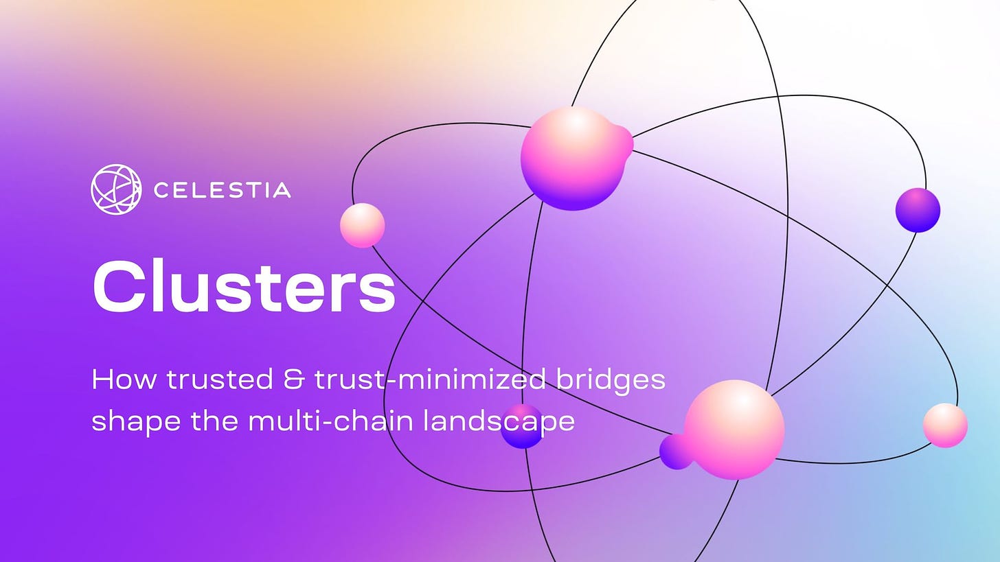Clusters: how trusted & trust-minimized bridges shape the multi-chain landscape