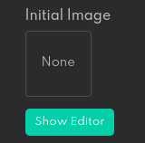 "Show Editor" button for initial images in DreamStudio by StabilityAI.