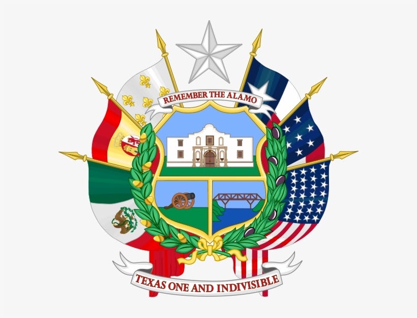 The Six Flags of Texas, Reverse of the Great Seal of Texas