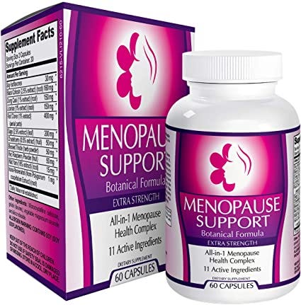 Amazon.com: Menopause Support Supplements for Women (All-in-1) Herbal  Extract Formula - Hormone Balance Complex - Menopause Relief Supplement -  Easy to Swallow 60 Capsules : Health & Household