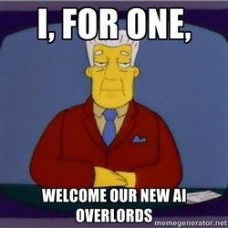 Randall A. Juip on Twitter: "Well, #ABATECHSHOW, I, for one, welcome our  new AI Overlords... https://t.co/0iO3sS44QR"