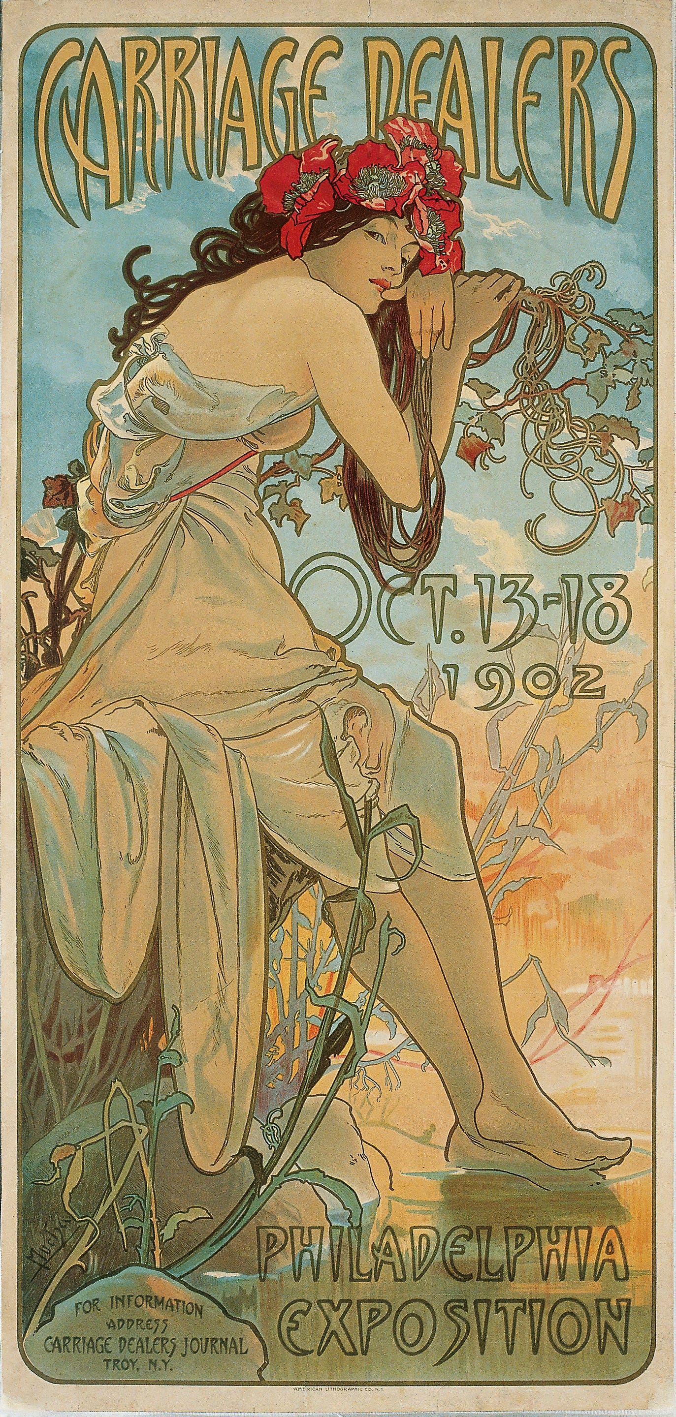 Carriage Dealers (1902) by Alphonse Mucha