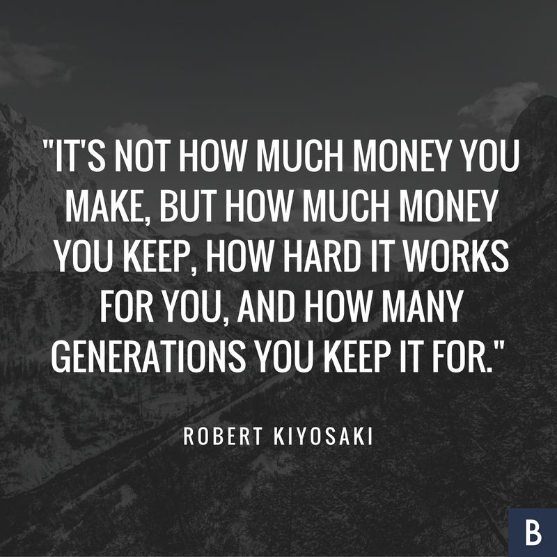 It's not how much money you make, but how much money you keep, how hard it  works for you, and h… | Finance quotes, Inspirational running quotes,  Financial planning