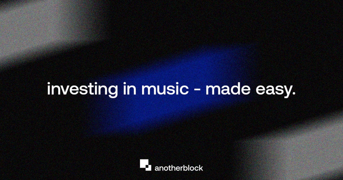 invest in music and earn royalties alongside your favorite artists -  anotherblock